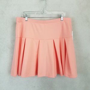 Nordstrom Skater Pleated Mini Skirt in Pink Pudding